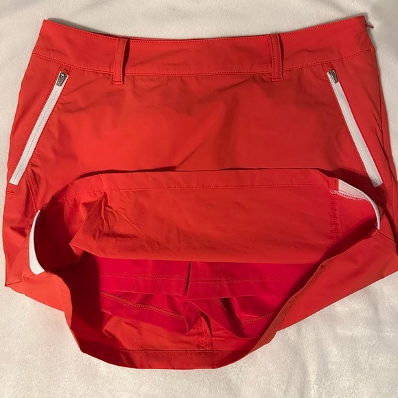 LOUIS CASTEL Womens Skort 6 Red Golf Athleisure Athletic Watermelon Preppy 28” - Picture 3 of 8